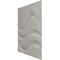 Ekena Millwork 19 5/8in. W x 19 5/8in. H Wave EnduraWall Decorative 3D Wall Panel Covers 2.67 Sq. Ft. WP20X20WVBGL - alternate 2